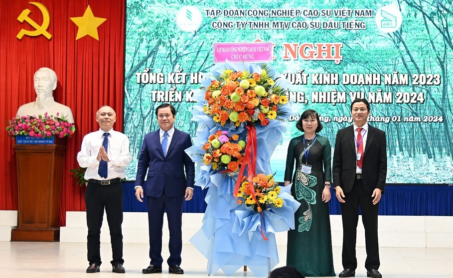 Cao su Dầu Tiếng phấn đấu hoàn thành kế hoạch năm 2024